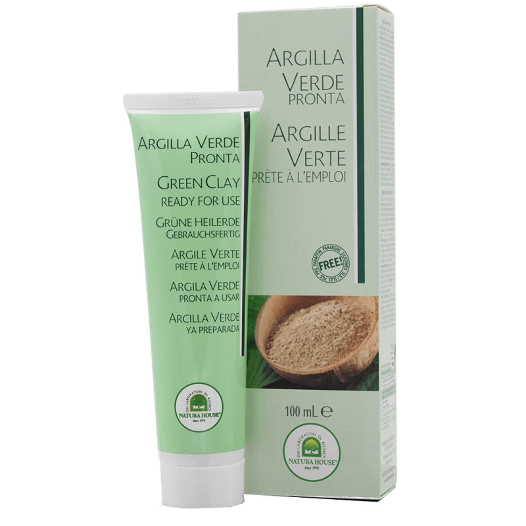 Argilla Verde Pronta Natura House - Pelle Grassa