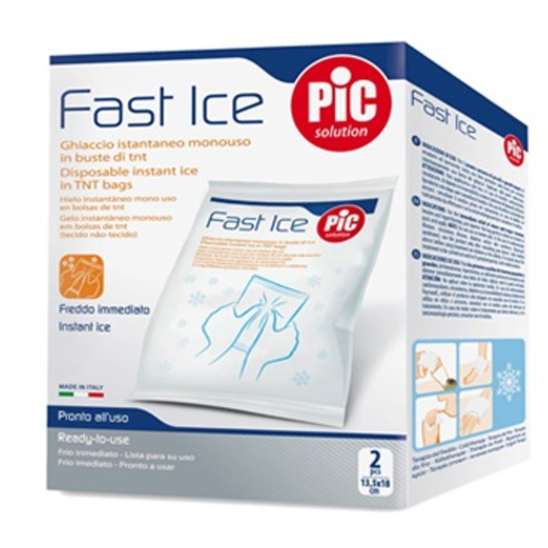 Pic Fast Ice Ghiaccio Istantaneo per Traumi 2 Buste