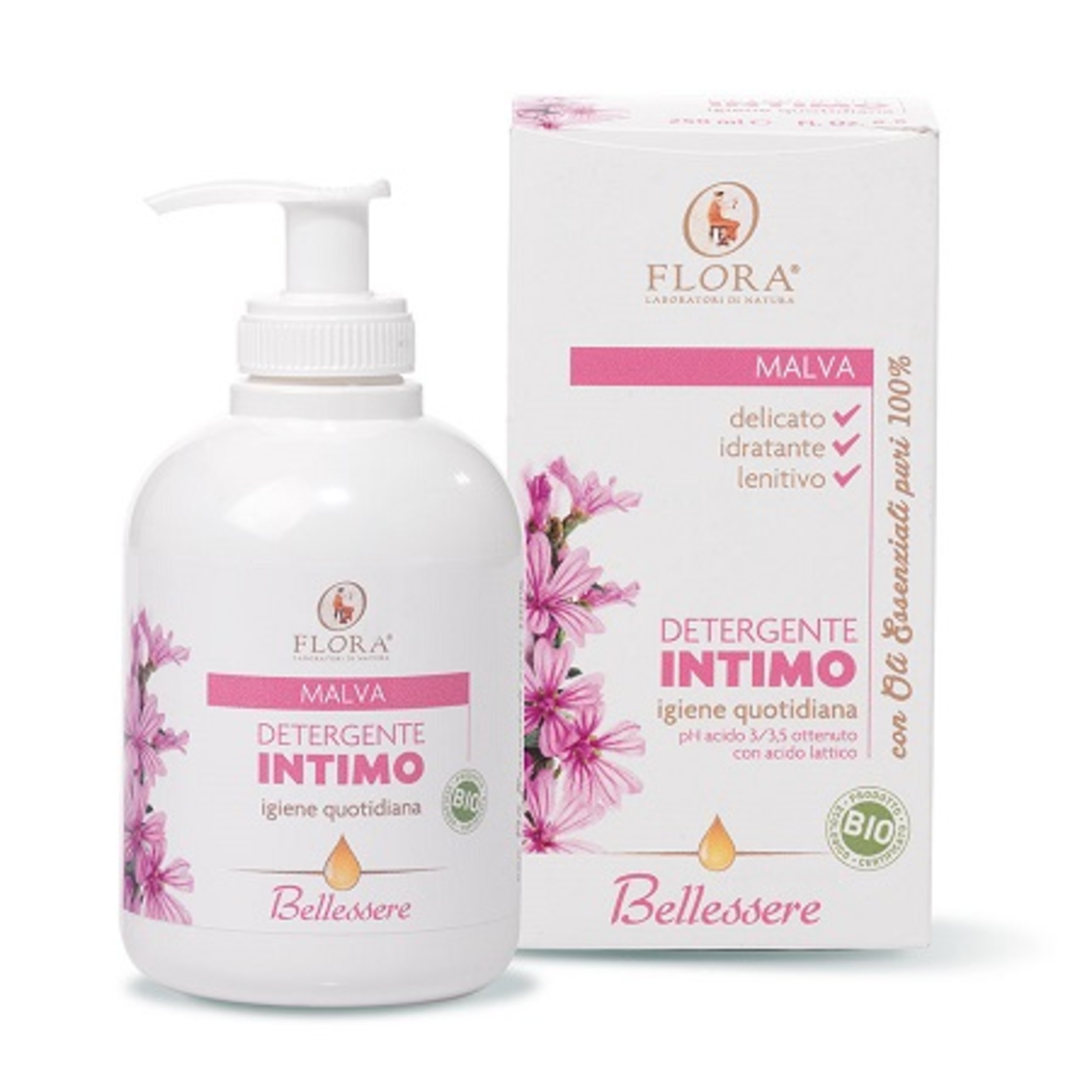 Detergente intimo malva 250 ml bio-bdih