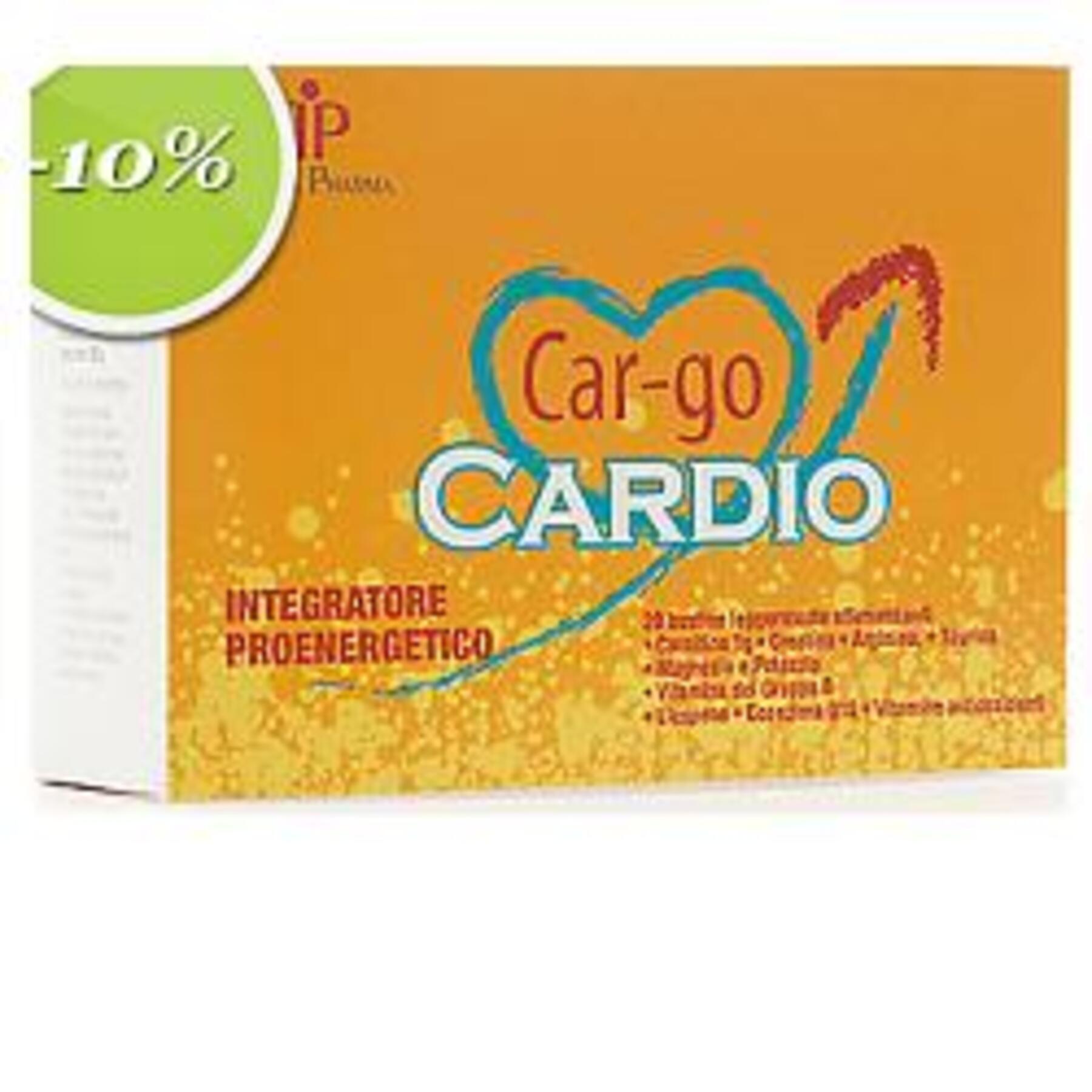 innova pharma spa car-go cardio 20 bustine da 4 g, oro