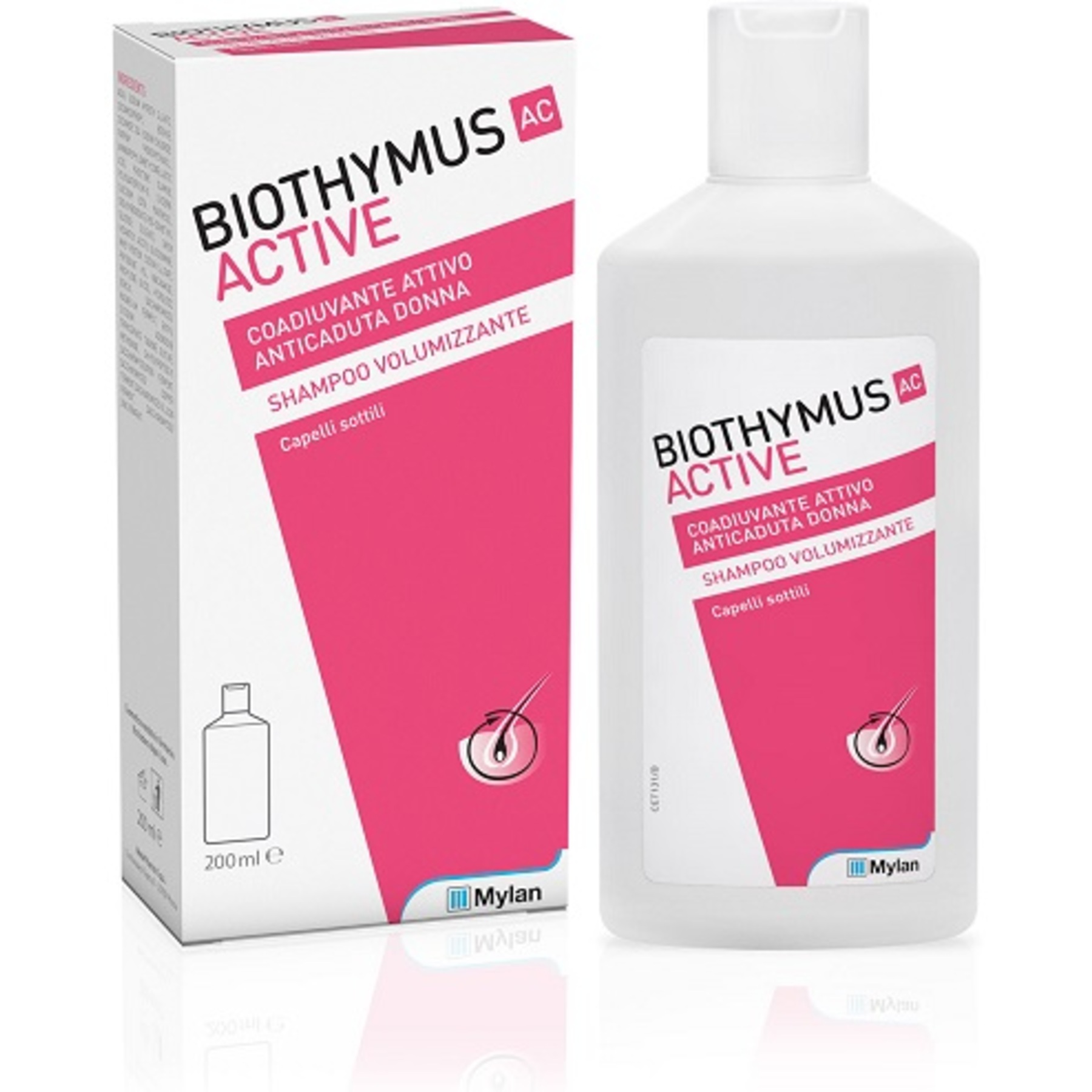 Biothymus ac active shampoo volumizzante donna 200 ml