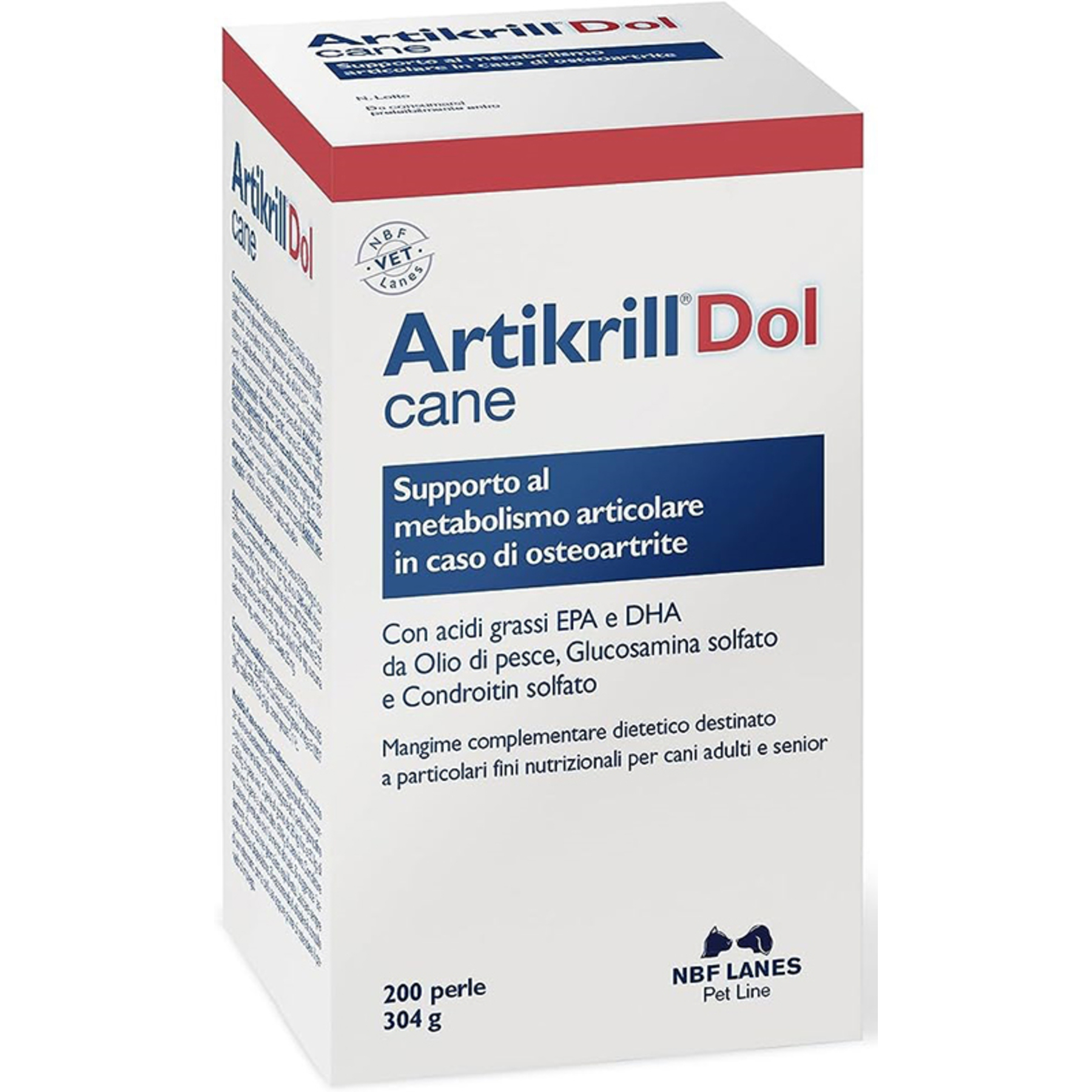 Artikrill dol cane flacone 200 perle img