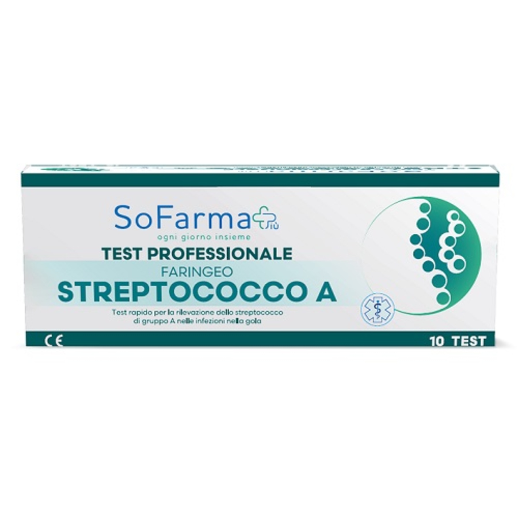 Test rapido faringeo strepto a sofarmapiu' rilevazione antigene...
