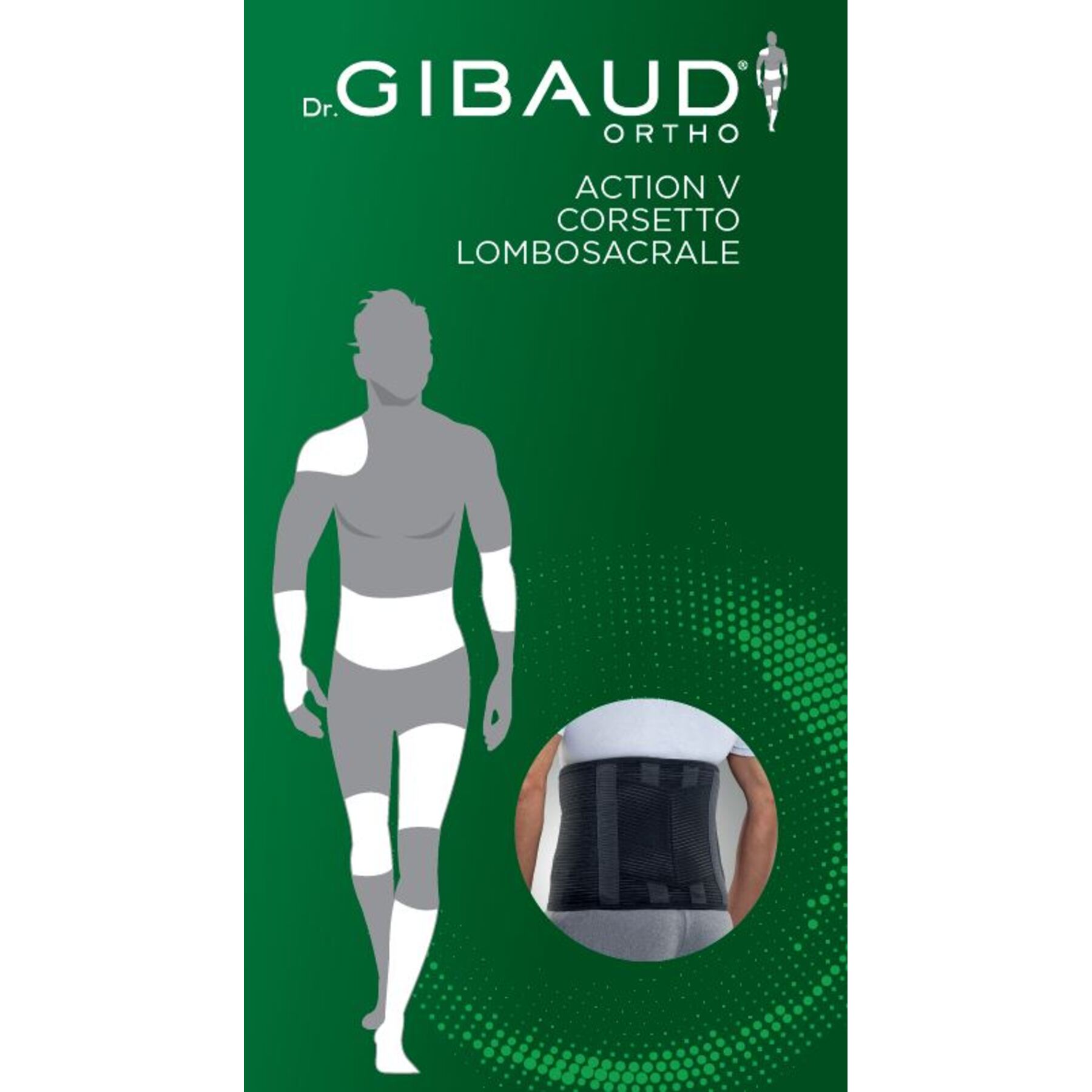 Corsetto lombosacrale gibaud ortho action v 2