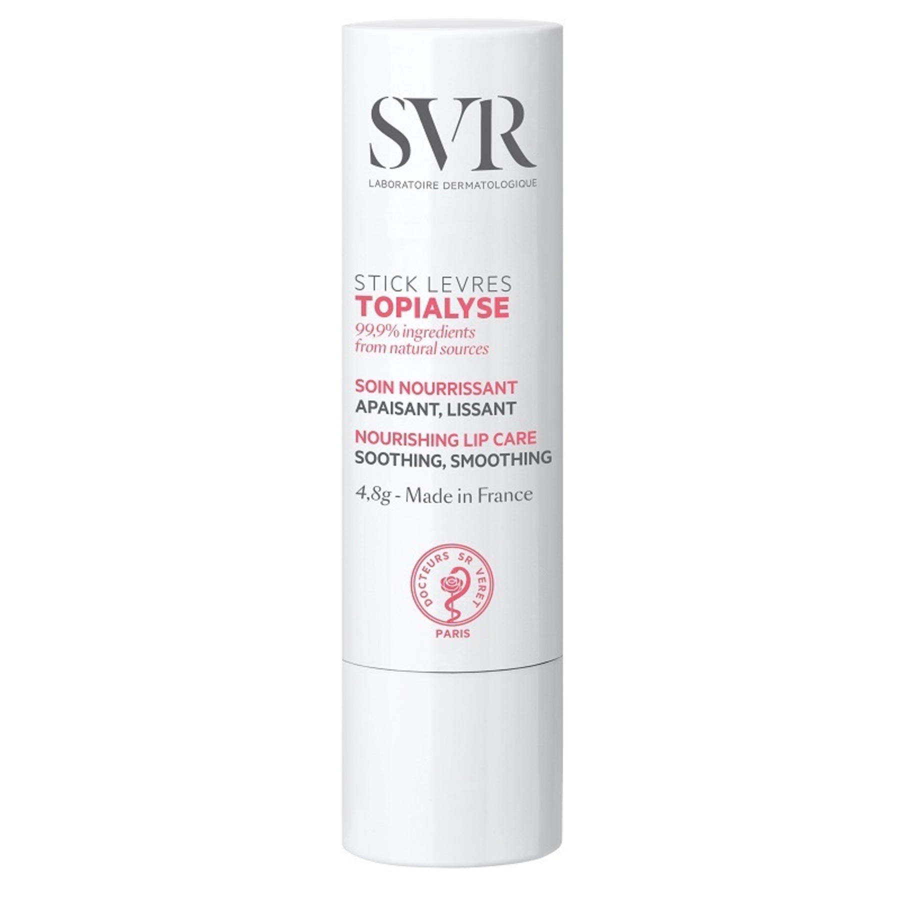 Topialyse stick levres nourishing lip care soothing smoothing 4,8 g