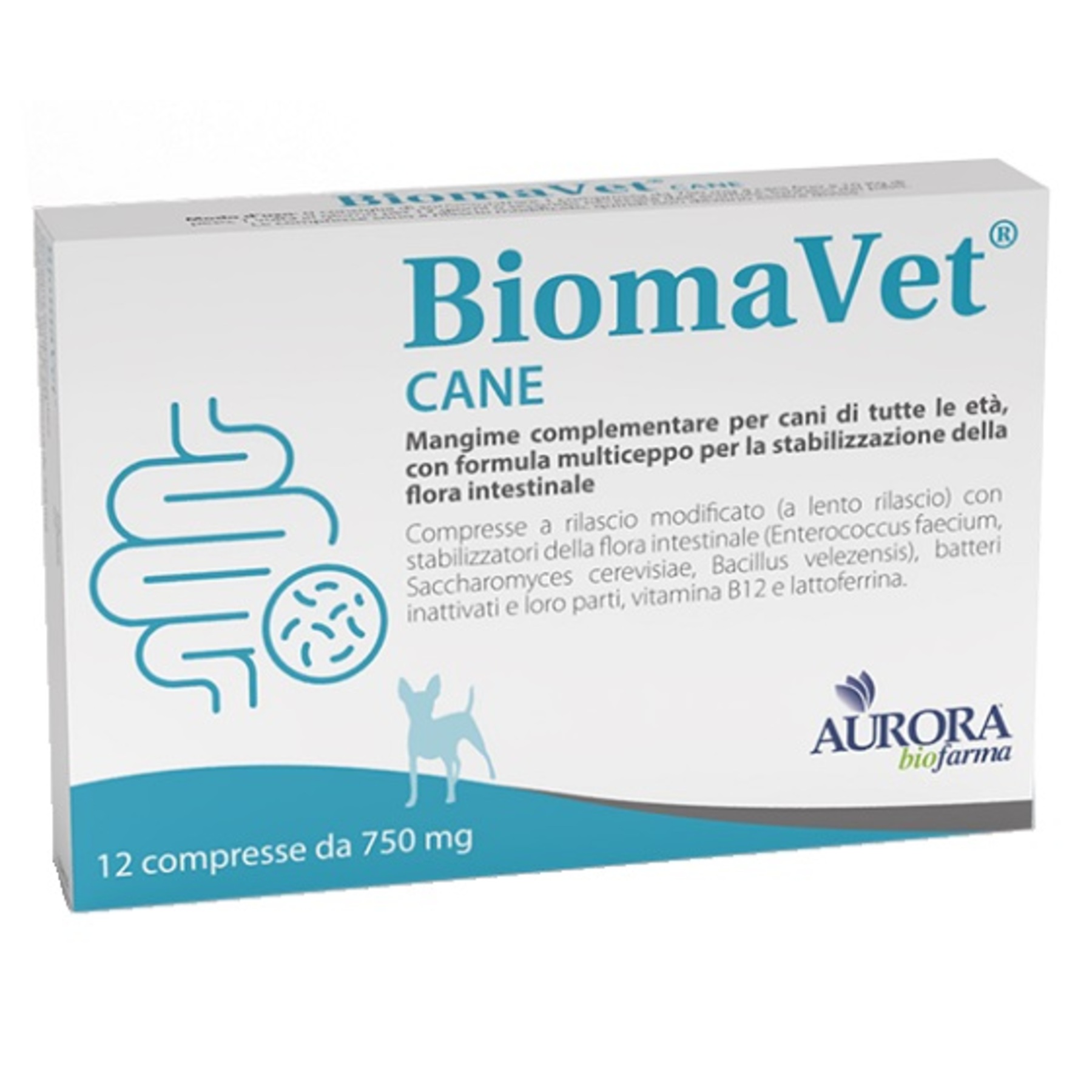 Biomavet cane 750mg 12 compresse img