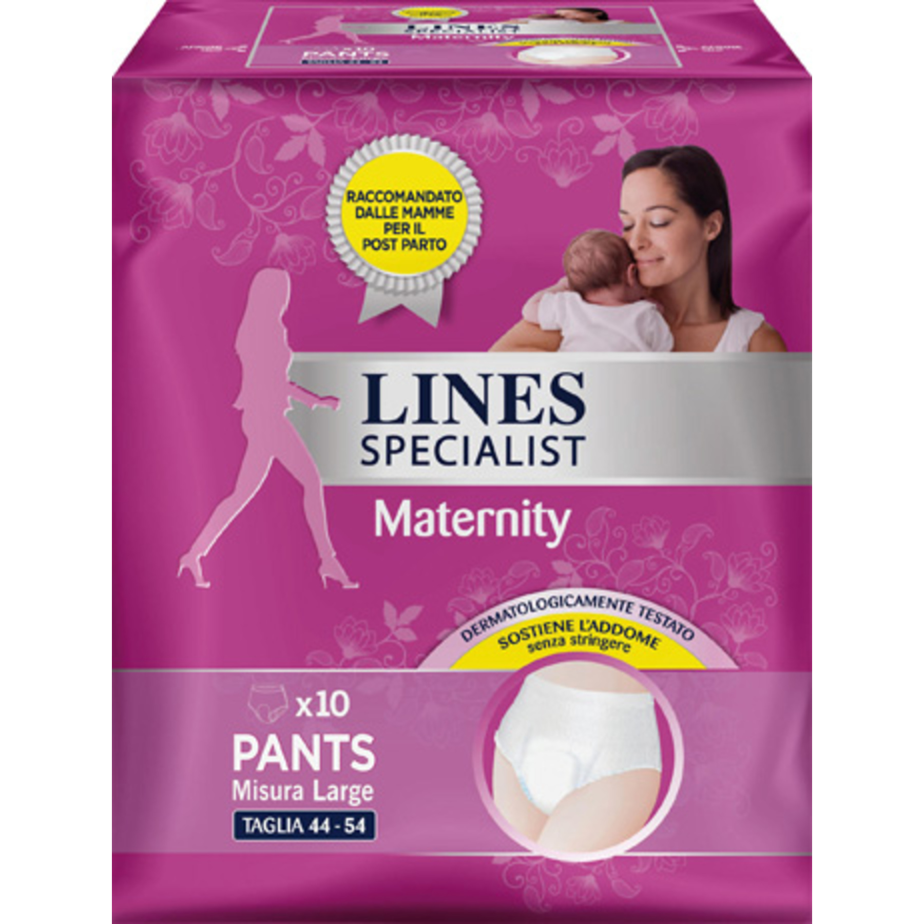 Lines specialist maternity mutandina assorbente per perdite post...