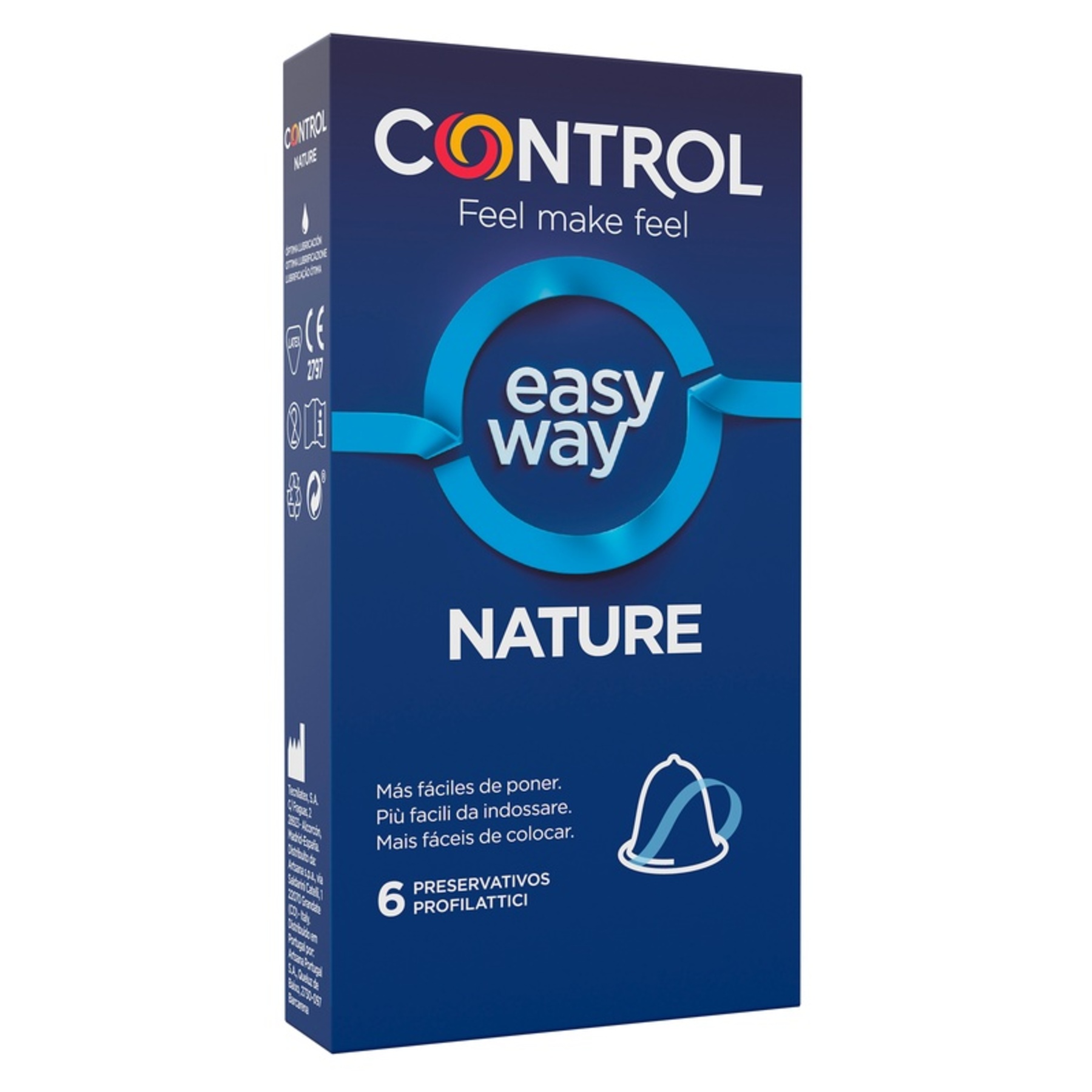 Control Profilattico Nature - Facile da Indossare, Confezione da 6