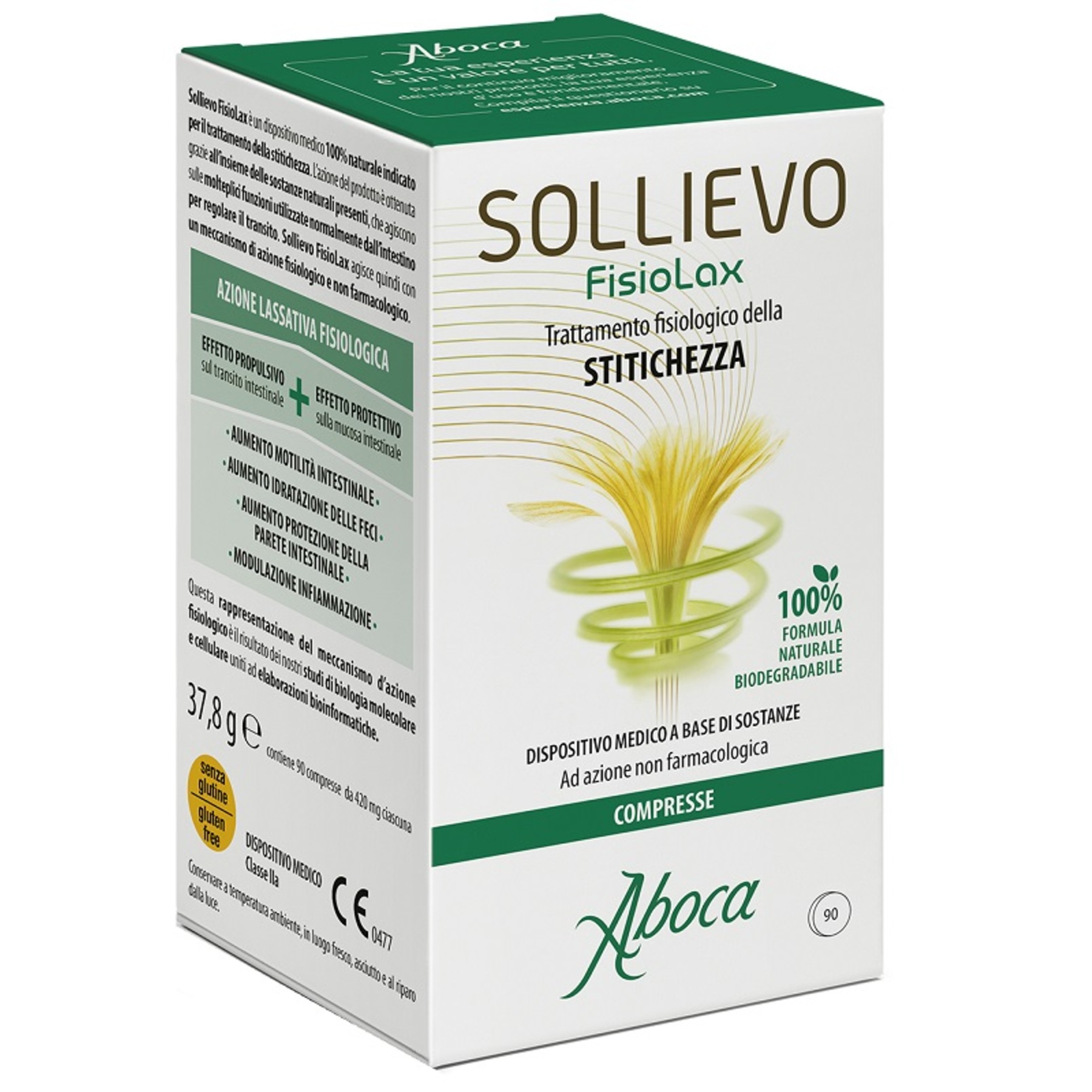 aboca sollievo fisiolax stitichezza (90 compresse)