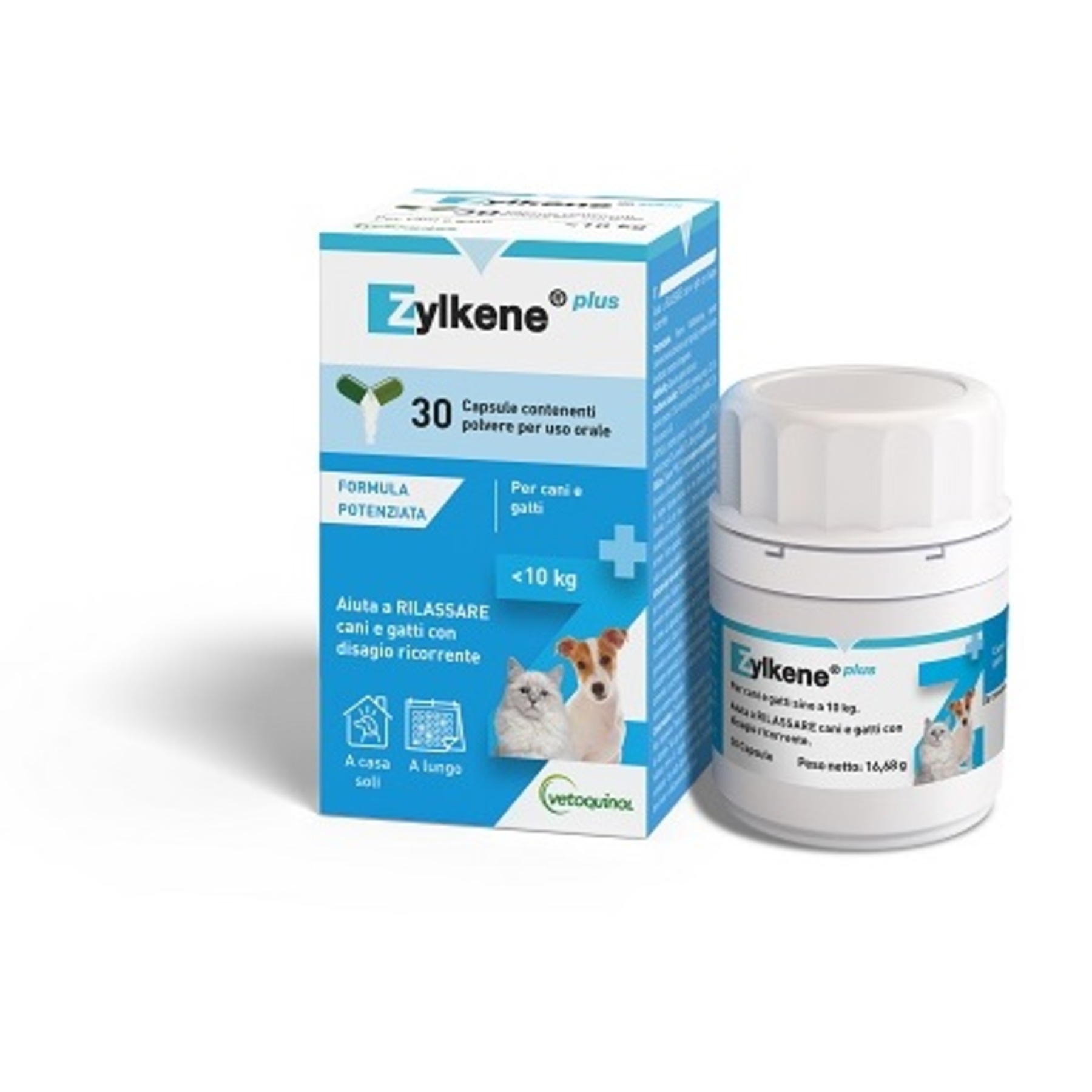 Zylkene plus cani/gatti 10 kg 30 capsule img