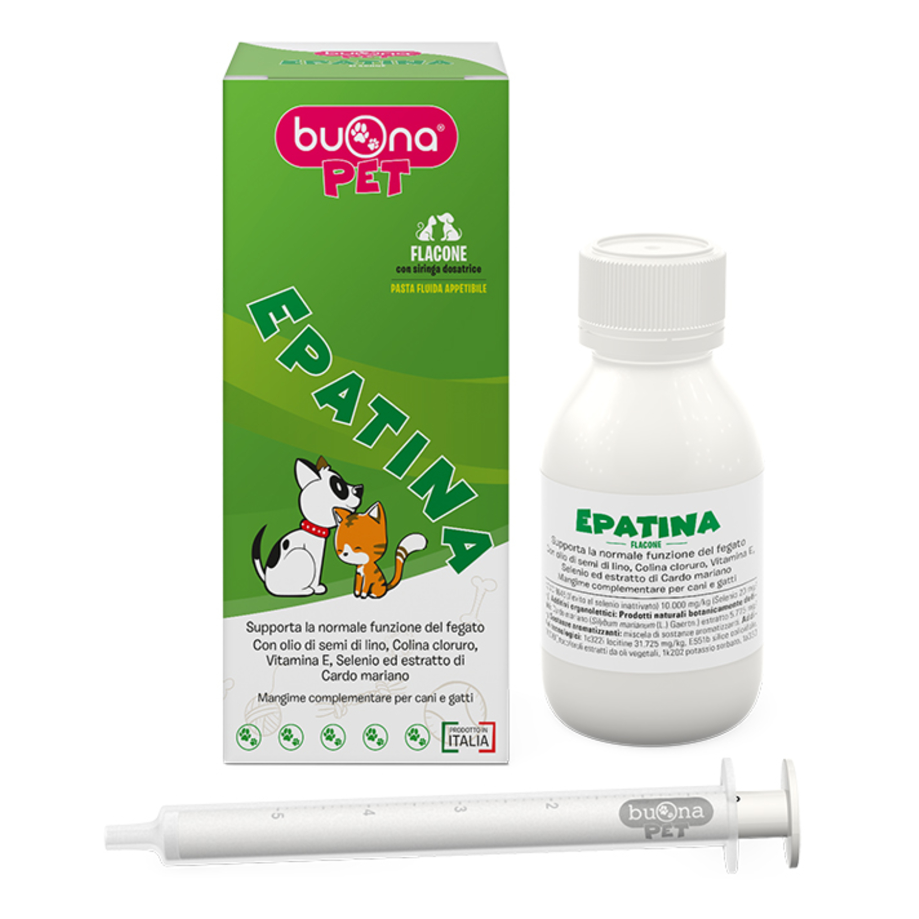 Epatina Flacone 60 g Integratore per Cani e Gatti per Supporto Fegato e Funzione Epatica img 2