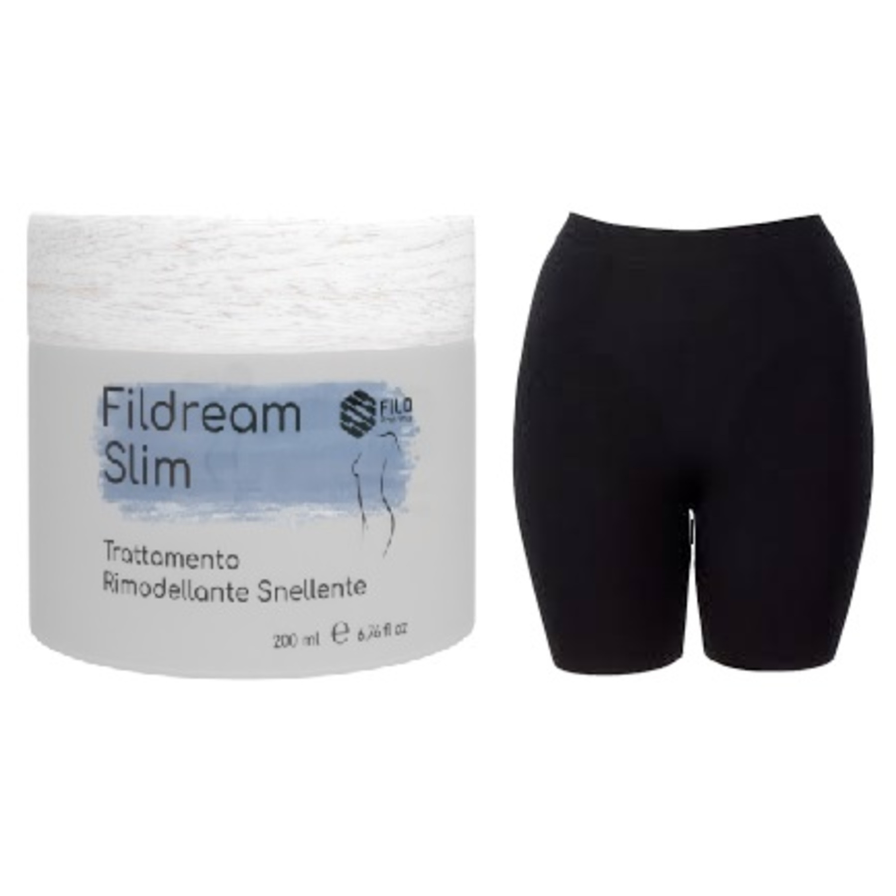 Fildream slim trattamento rimodellante snellente kit l/xl 1 crema...