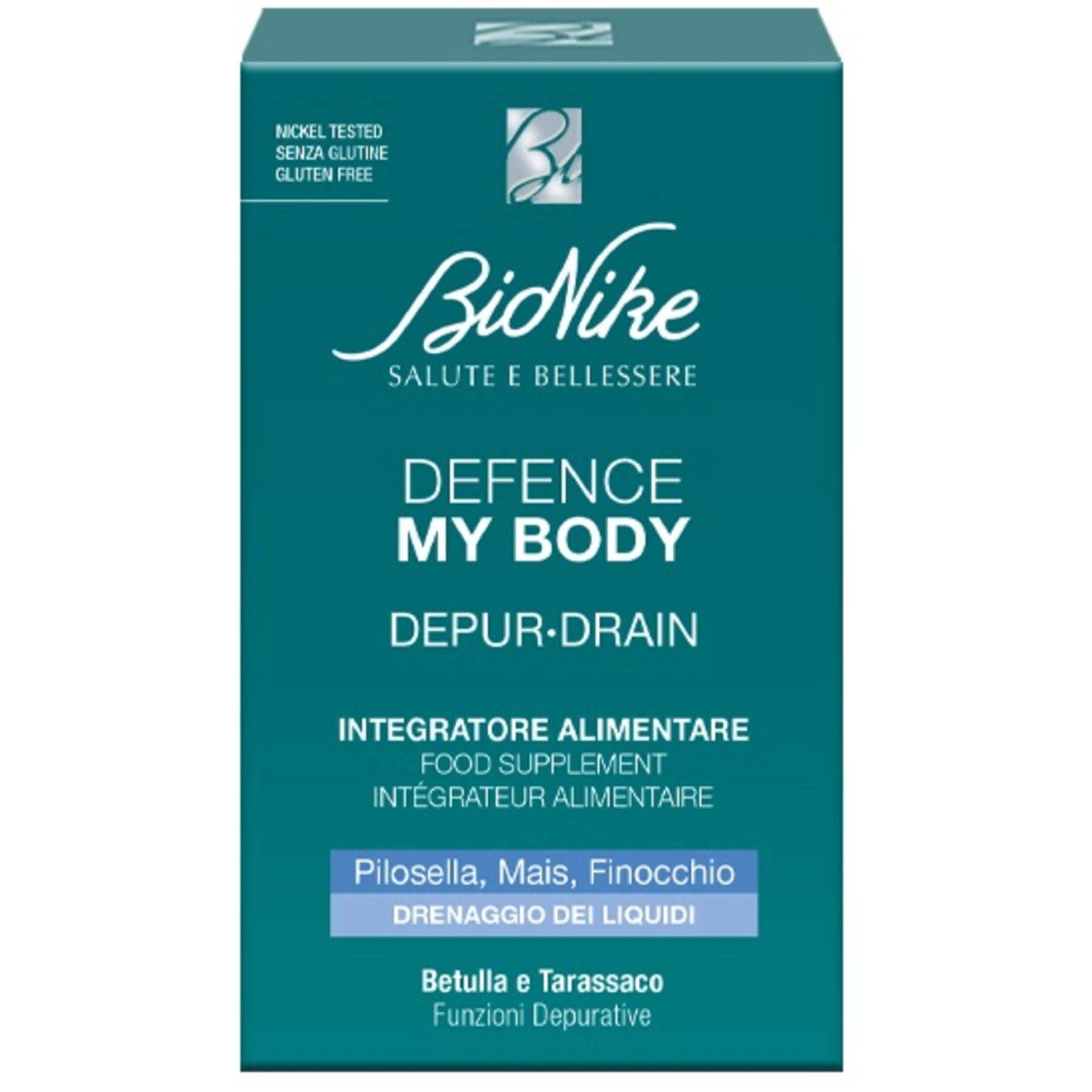 Bionike Defence My Body - Integratore Drenante a Base di Betulla e Tarassaco, 20 Bustine