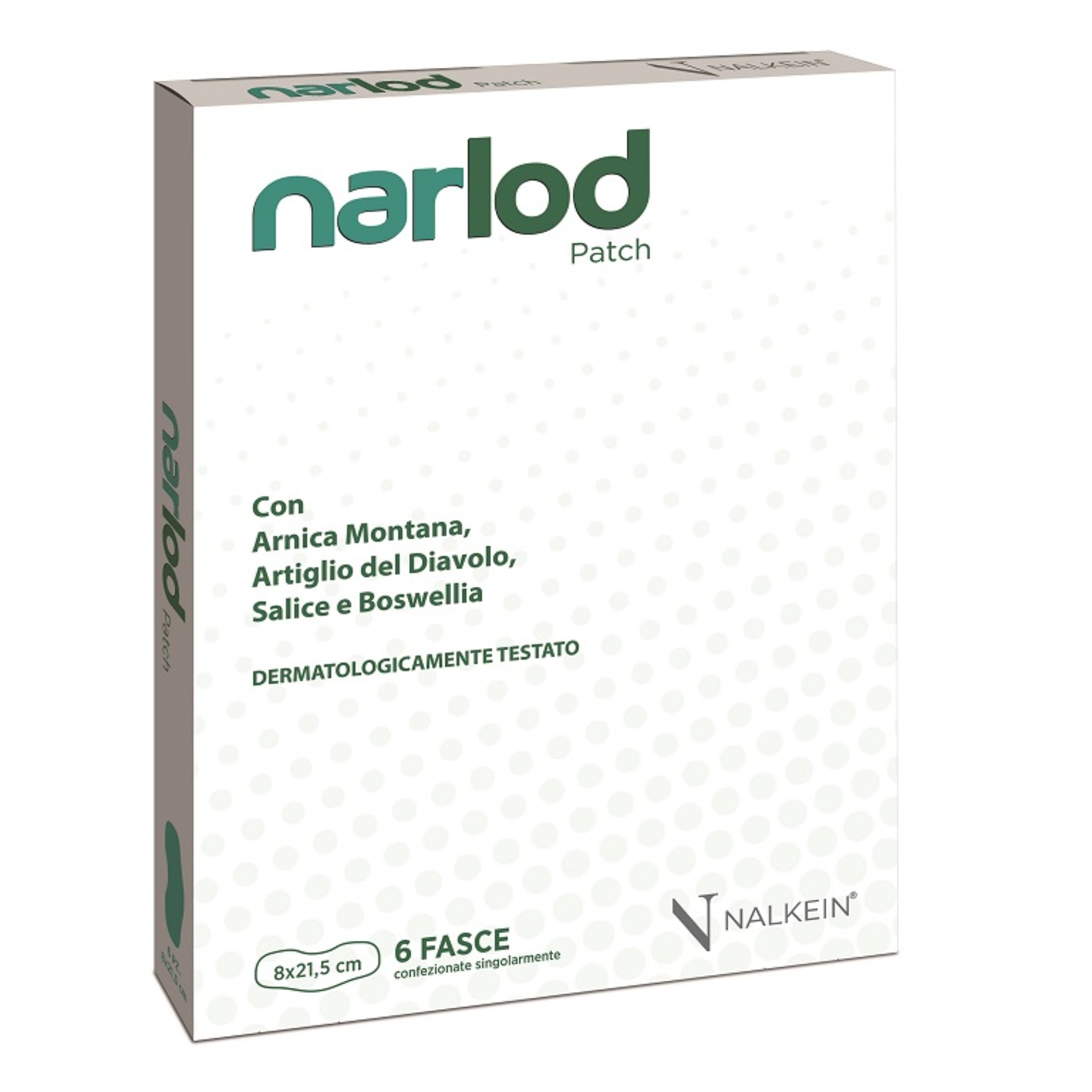 Narlod patch 8x21,5 cm 6 pezzi