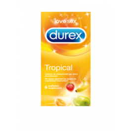 Durex Tropical 6 Profilattici Colorati E Aromatizzati
