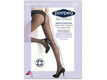 40 Denari Calze Pompea Collant Elasticizzato Riposante Pompea Cl40