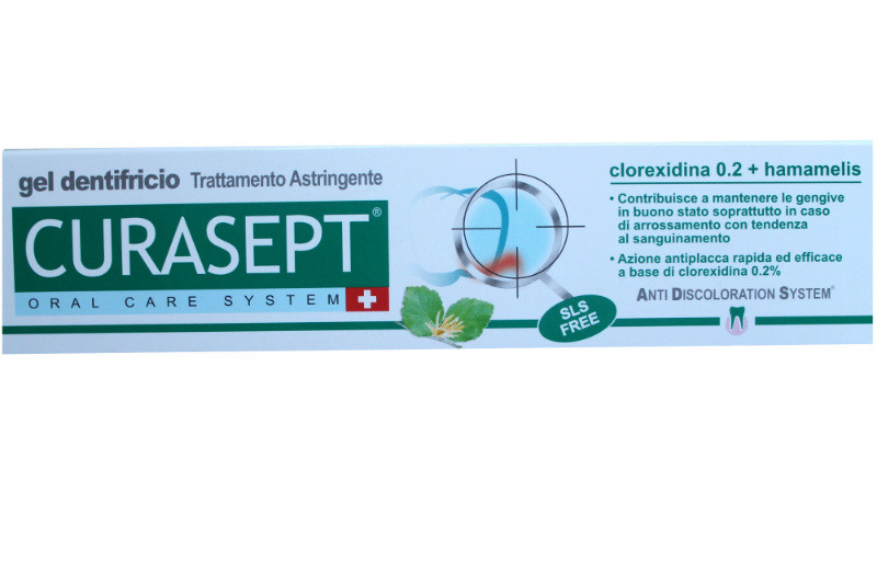 Curasept Gel Dentifricio Astringente Clorexidina 75 Ml