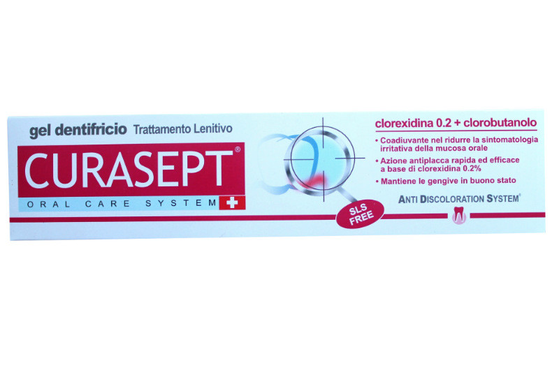 Curasept Gel Dentifricio Lenitivo Clorexidina 75 Ml