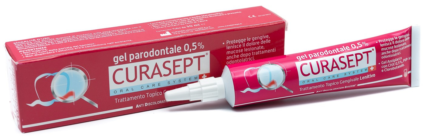 Curasept Gel Parodontale 0 5 Trattamento Gengivale Lenitivo 30 Ml