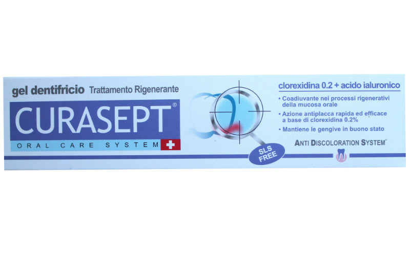 Curasept Gel Dentifricio Rigenerante Clorexidina 75 Ml