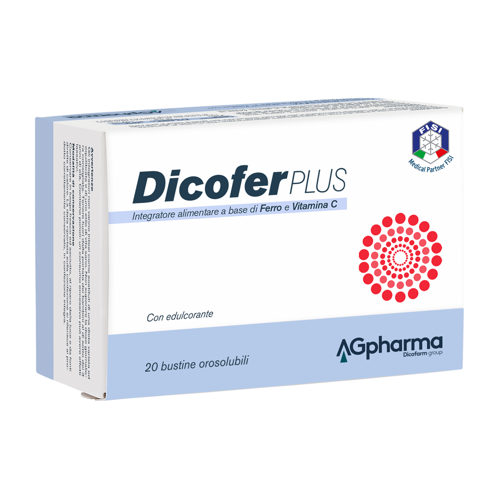 Dicofer Plus Integratore Di Ferro E Vitamina C 20 Bustine