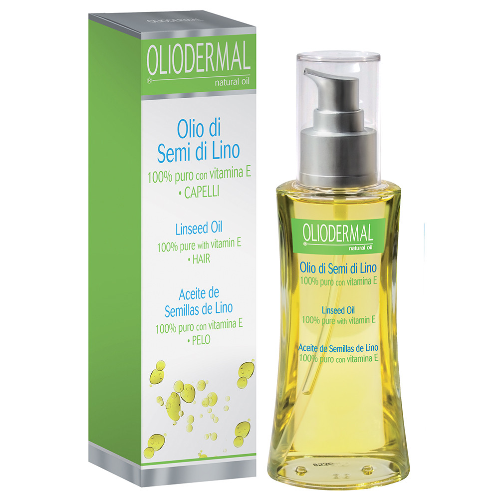 Olio Semi Di Lino Capelli Esi Oliodermal Olio di Semi di lino puro (100 ml)