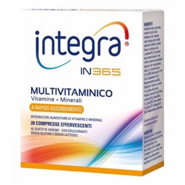 Integra In365 Integratore Multivitaminico 20 Compresse Effervescenti
