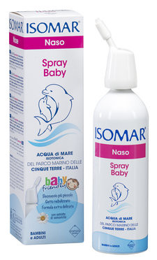 Isomar Naso Spray Baby Acqua Di Mare Isotonica Camomilla 100 Ml