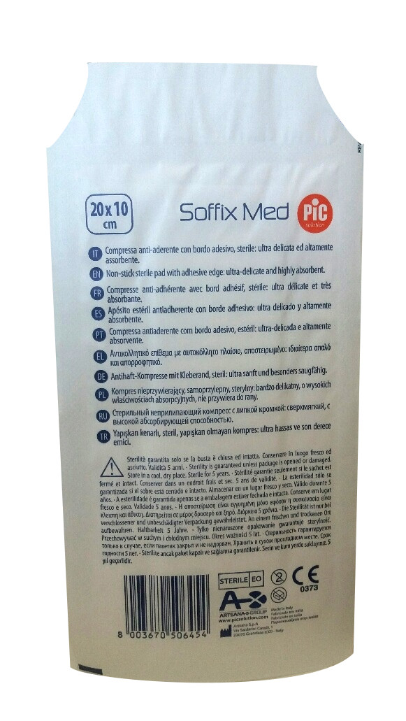 Pic Soffix Med Cerotto Sterile 20x10 Cm 1 Pz
