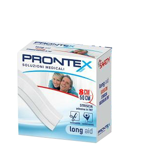 Prontex Long Aid Cerotto Striscia Adesiva Formato 8cmx50cm
