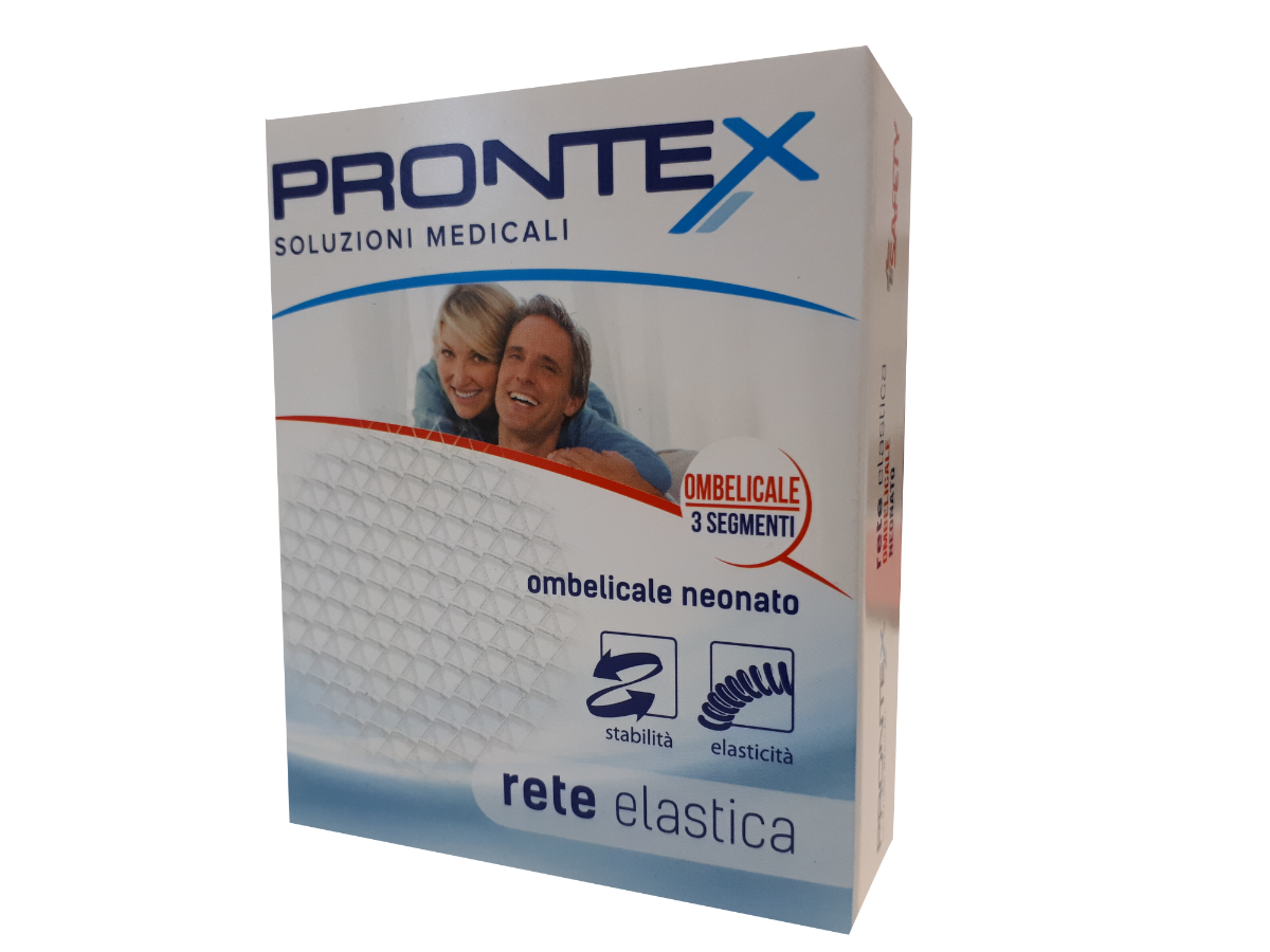 PRONTEX RETE ELASTICA OMBELICALE 3 pezzi pretagliati