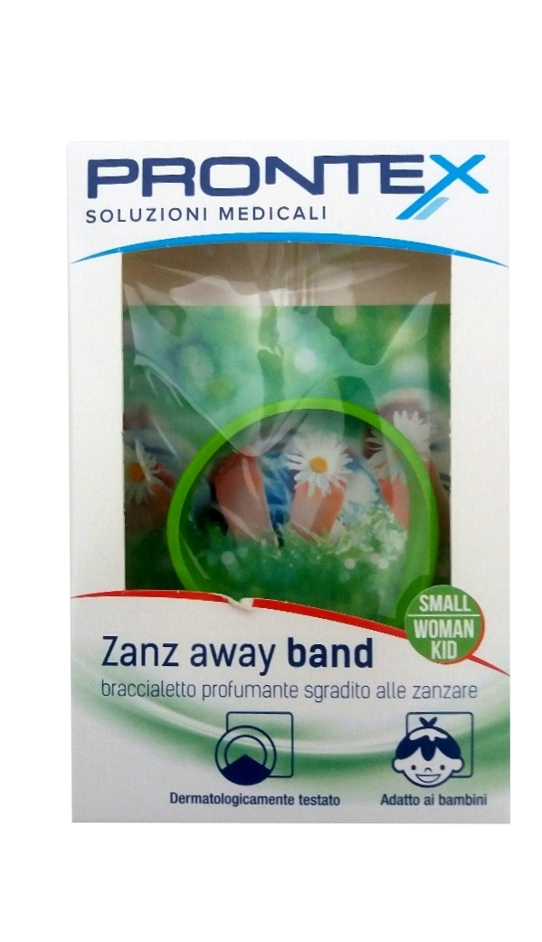 Prontex ZanzAway Band braccialetto profumante repellente zanzare taglia S bimbi e donne (1 pz)