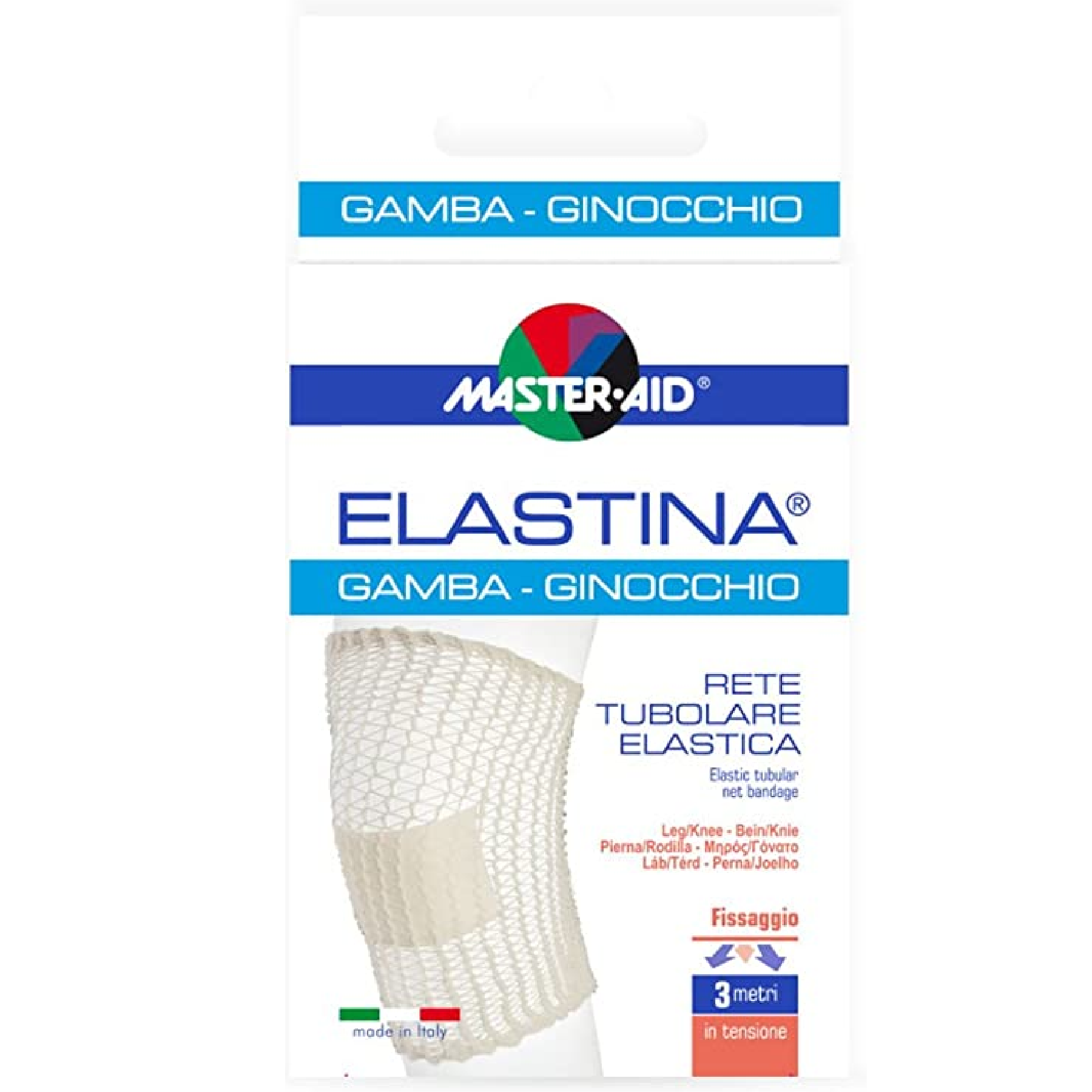 Benda a Rete Tubolare Elastica Calibro 2 Piede/Braccio 3 m, 1 Pezzo