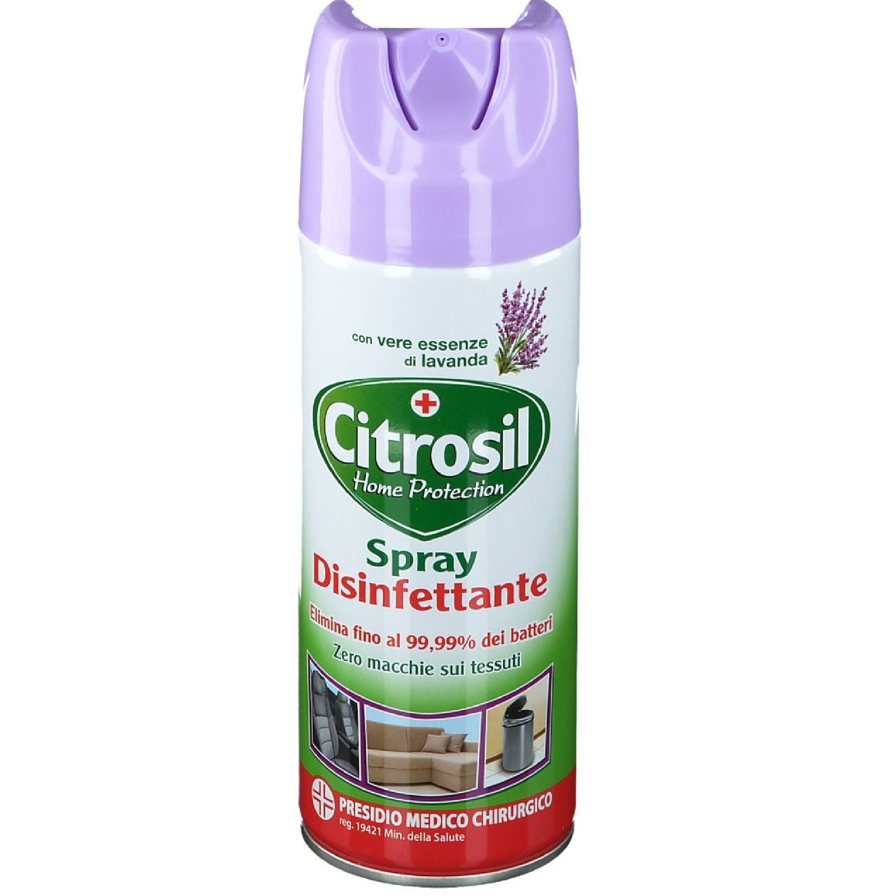 Citrosil Home Protection Spray disinfettante Lavanda per tessuti e  superfici morbide (300 ml)