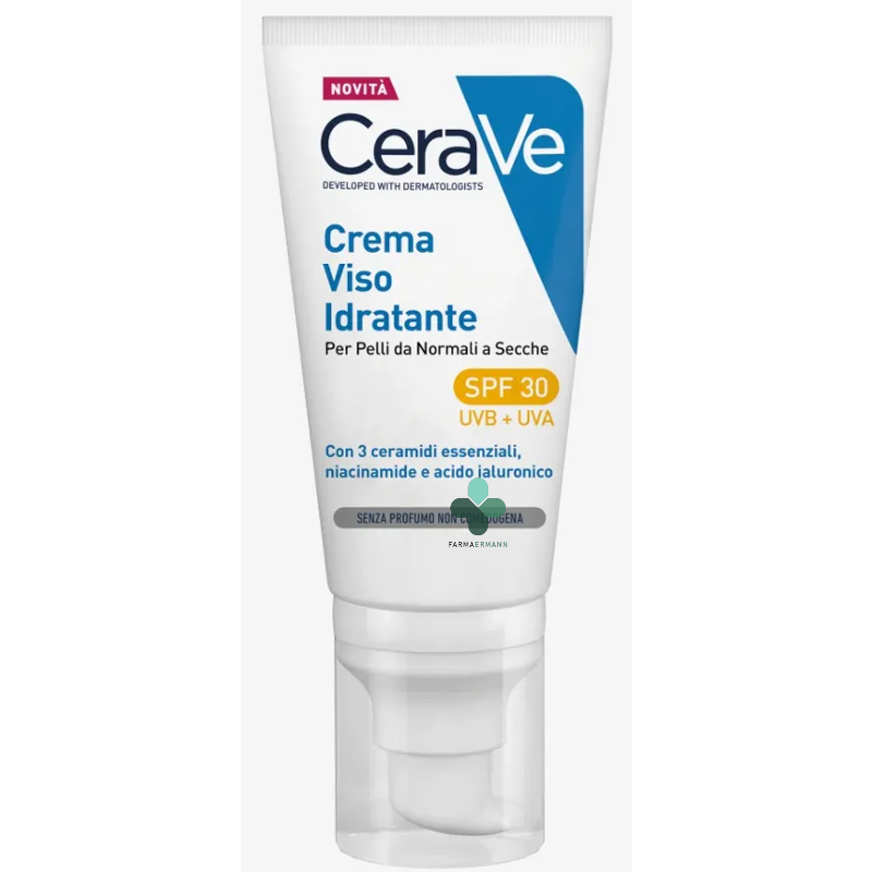 Cerave crema viso idratante protezione alta spf30 (50 ml) Cura Viso
