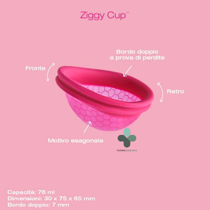 Intimina Ziggy cup 2 coppetta mestruale size b (1 pz) Igiene