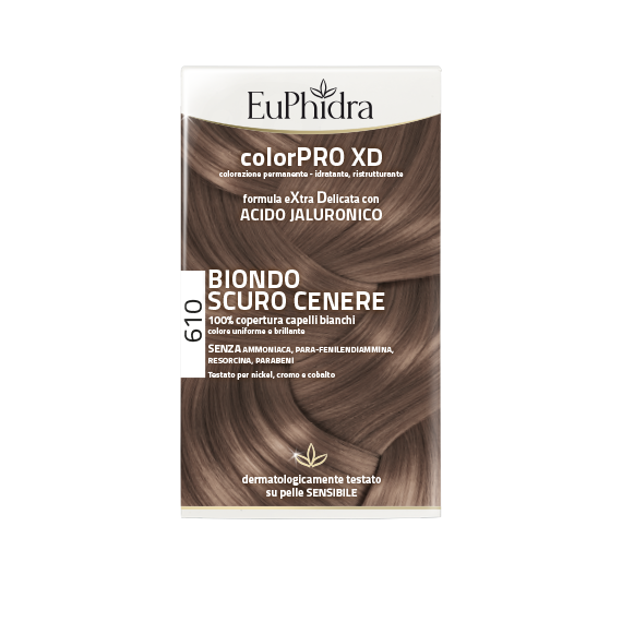 Euphidra Colorpro Xd Tinta Per Capelli Castano Chiaro 500 Kit Completo Capelli color biondo cenere capelli biondi, le tonalità da conoscere sono 9: euphidra colorpro xd tinta per capelli biondo cenere 610 kit completo