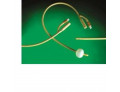 Catetere uretrale foley in lattice siliconato ch18 per cateterizzazione vescicale prodotto in lattice medicale e trattato in silicone nella superficie esterna
