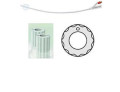 Catetere vescicale in silicone profilcath plus scanalato 2 vie ch22 lunghezza 31 cm punta cilindrica 2 fori contrapposti palloncino 5 ml 1 pezzo