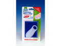 Protettore alluce valgo realizzato in gel di silicone biancosemitrasparente sagomato per avvolgere la parte dolente e sensibile dell'alluce igienepiede 1 pezzo