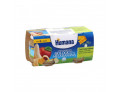 Humana omogeneizzato mela/banana bio 2 vasetti 100 g
