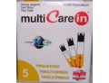 Test trigliceridi multicare in strisce con aspirazione capiillare 5 pezzi
