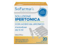 Soluzione ipertonica 3% acido ialuronico 20 flaconi 5 ml sofarmapiu'