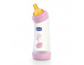 Chicco biberon well being angolato in polipropilene girl da 250 ml normal lattice