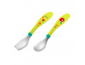 Chicco posate inox 18m+ verde