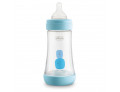 Chicco biberon perfect 5 boy 240 ml in silicone 2 fori