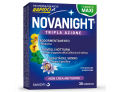 NovaNight tripla azione integratore di Melatonina (30 compresse)