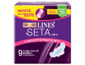 Lines seta ultra assorbenti lungo ali dwct 9 pezzi