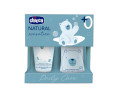Chicco natural sensation set bagnoshampoo+crema corpo
