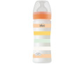 Chicco biberon wb pp arancione da 250 ml m silicone